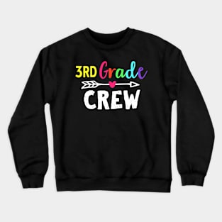 Third Grade Squad Teacher Shirt 3rd Team for Back To School Crewneck Sweatshirt